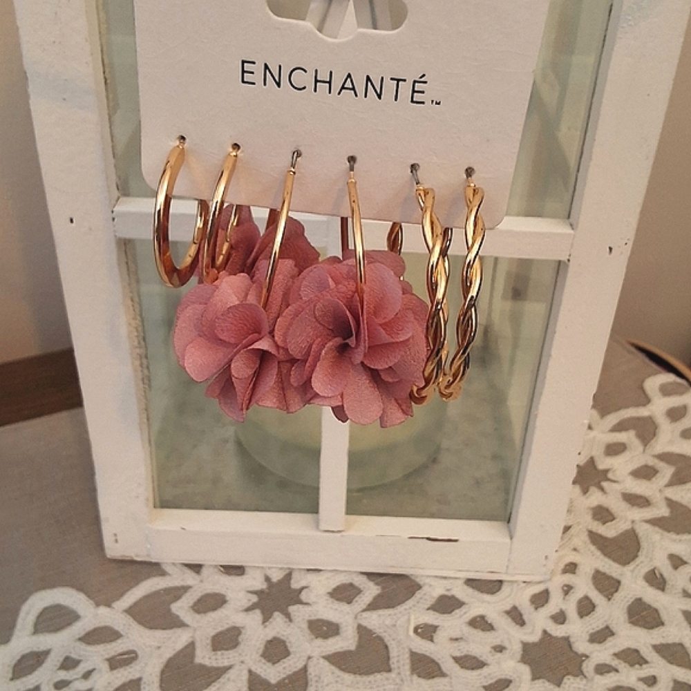 Enchante, Various Gold Hoop Earrings NEW